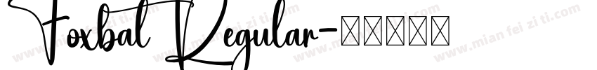Foxbat Regular字体转换